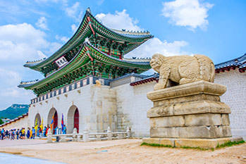 L’entrée du palais de Gyeongbokgung