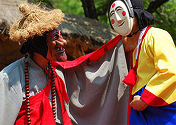 Hahoe Mask Dance Drama Performance