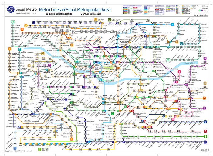 South Korea Subway Map Subways : Visitkorea Subways