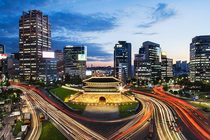 Photo: Heunginjimun Gate before skyscrapers